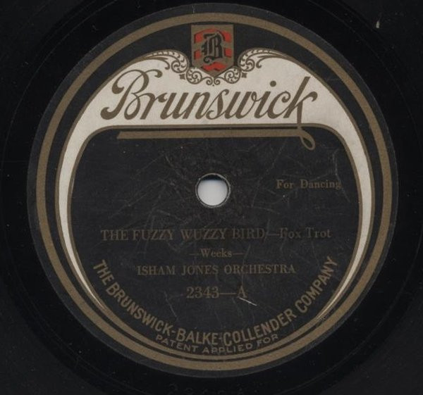 Isham Jones Orchestra - The Fuzzy Wuzzy Bird / Broken-Hearted Melody (Shellac, 10")
