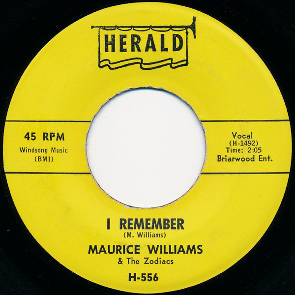 Maurice Williams & The Zodiacs - I Remember / Always (7", Single)
