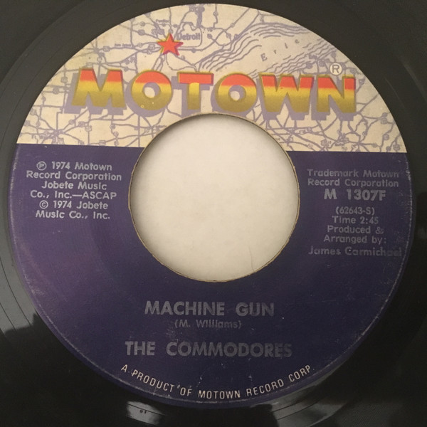The Commodores* - Machine Gun (7", Single)