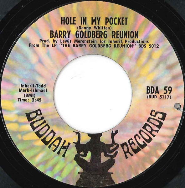 Barry Goldberg Reunion - Hole In My Pocket / Sittin' In Circles (7", Single, Styrene)