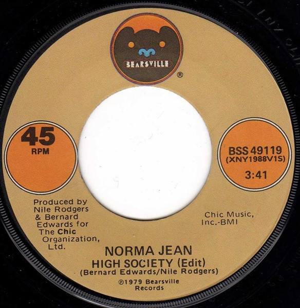 Norma Jean* - High Society (7", Single)
