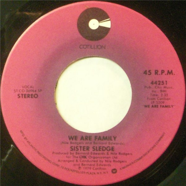 Sister Sledge - We Are Family (7", Single, SP )