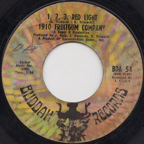 1910 Fruitgum Company - 1, 2, 3, Red Light (7", Single, Styrene, Ter)