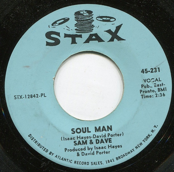 Sam & Dave - Soul Man / May I Baby (7", Single, Pla)
