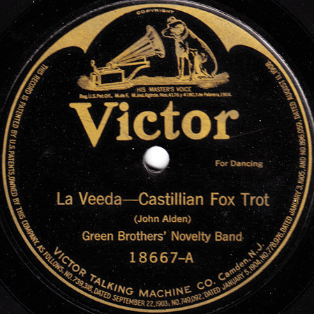 Green Brothers' Novelty Band - La Veeda / Desert Dreams (Shellac, 10")
