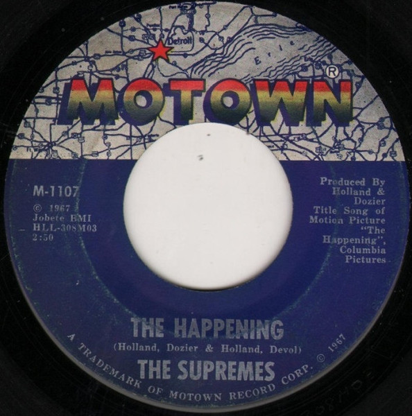 The Supremes - The Happening / All I Know About You (7", Single, ARP)