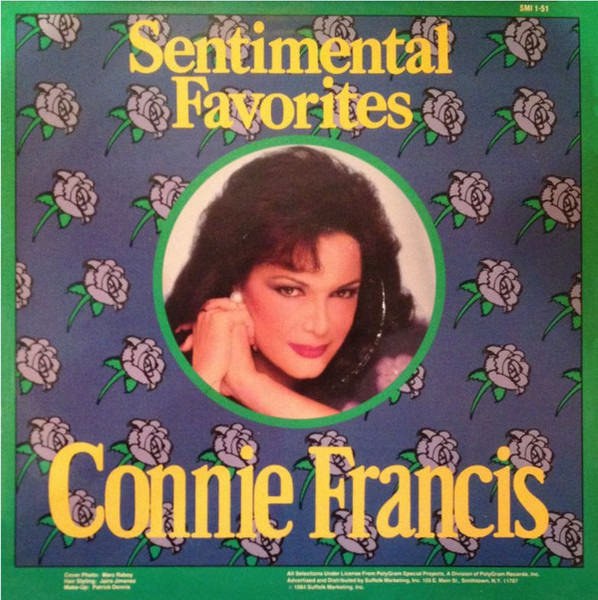Connie Francis - Sentimental Favorites (LP, Album, Comp)_3829080905