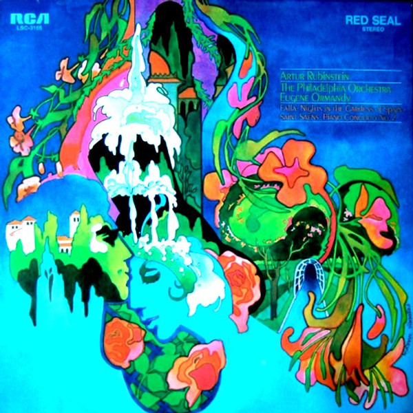 Falla* - Artur Rubinstein* With The Philadelphia Orchestra And Eugene Ormandy - Nights In The Gardens Of Spain / Saint-Saëns: Piano Concerto No. 2 (LP, Album)