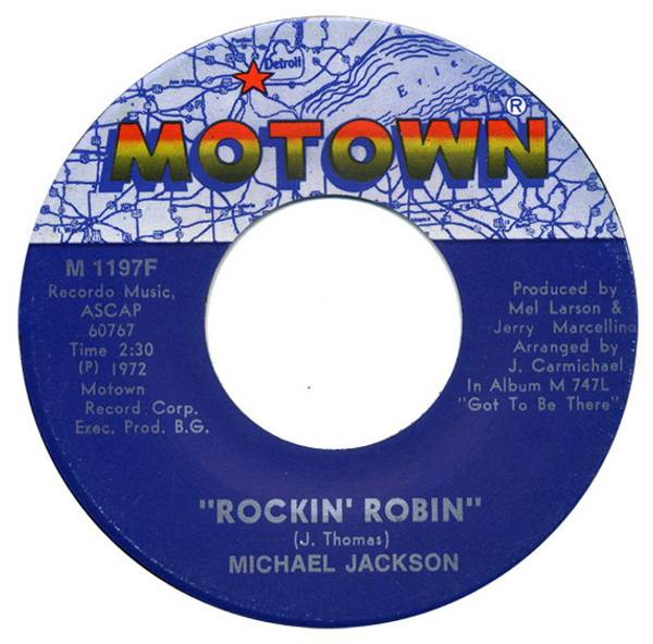 Michael Jackson - Rockin' Robin (7", Single, TVC)