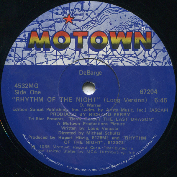 DeBarge - Rhythm Of The Night (12", Single)