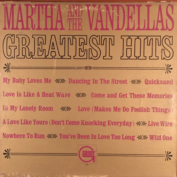 Martha And The Vandellas* - Greatest Hits (LP, Comp, Mono, Ind)