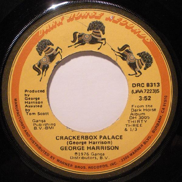 George Harrison - Crackerbox Palace (7", Single, Jac)