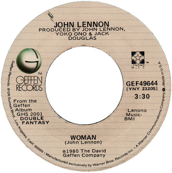 John Lennon - Woman (7", Single, Jac)