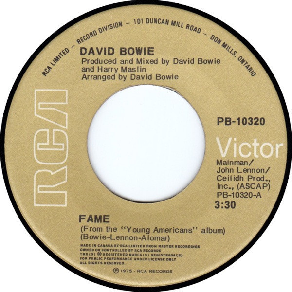 David Bowie - Fame (7", Single)