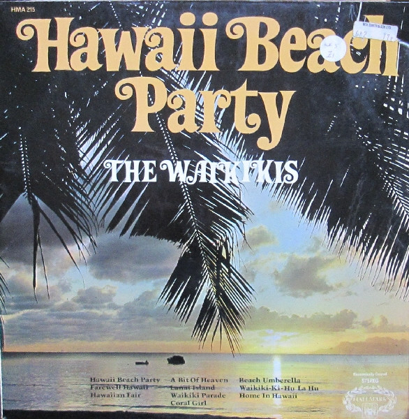 The Waikikis* - Hawaii Beach Party (LP, Album, RE)
