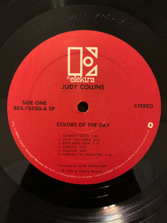 Judy Collins - Colors Of The Day (The Best Of Judy Collins) (LP, Comp, RE, SP )