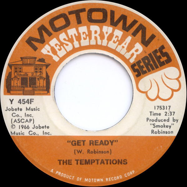 The Temptations - Get Ready / Ain't Too Proud To Beg (7", Single)