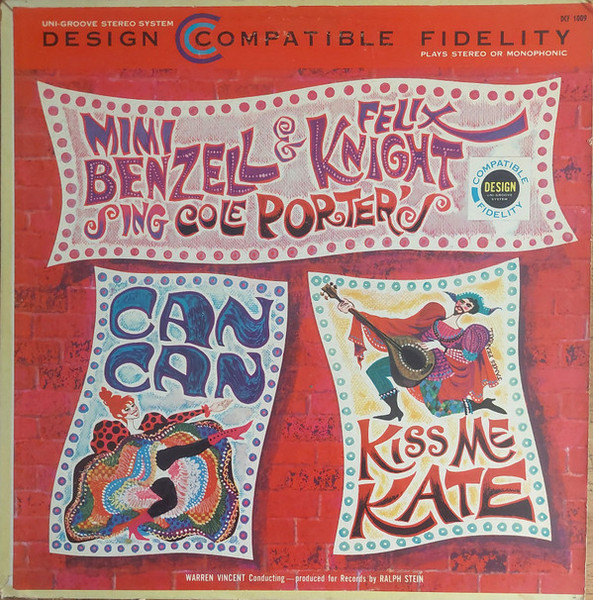 Cole Porter - Mimi Benzell & Felix Knight Sing Cole Porter's Can Can Kiss Me Kate (LP, Album)
