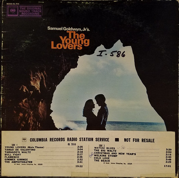 Sol Kaplan - The Young Lovers (Original Sound Track Recording) (LP, Album, Mono, Promo)