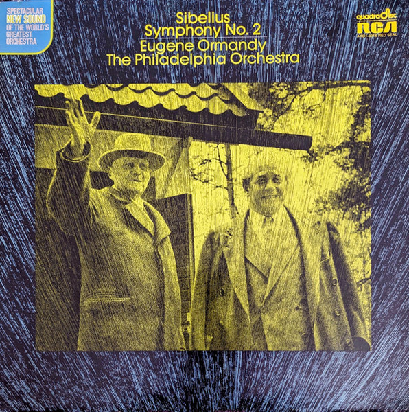 Sibelius* - Eugene Ormandy, The Philadelphia Orchestra - Symphony No. 2 (LP, Quad)_3919581811