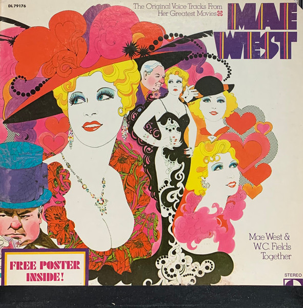 Mae West - The Original Voice Tracks From Her Greatest Movies (LP, Album, Pin)
