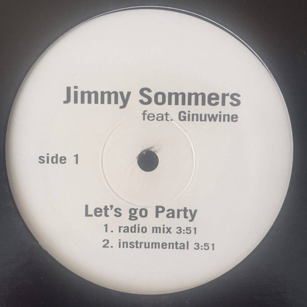 Jimmy Sommers Feat. Ginuwine - Let's Go Party (12", Promo)