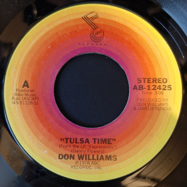 Don Williams (2) - Tulsa Time (7", Single, Styrene, Pit)