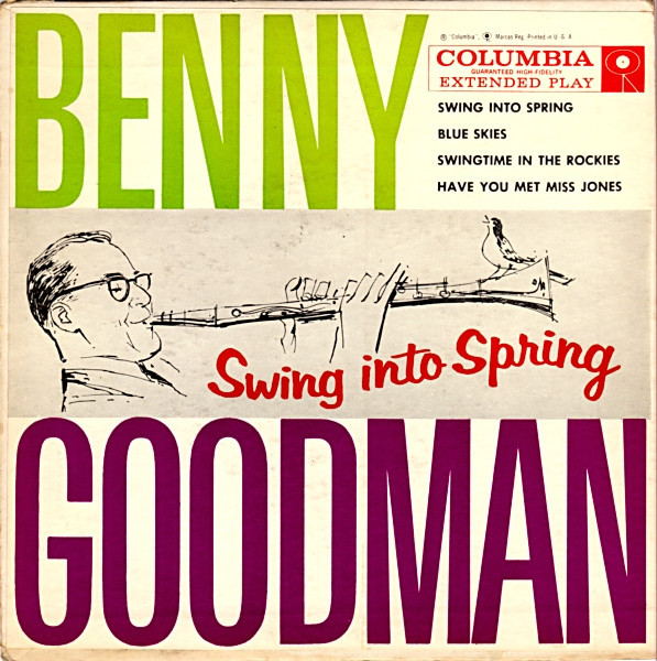 Benny Goodman - Swing Into Spring (7", EP, Styrene)