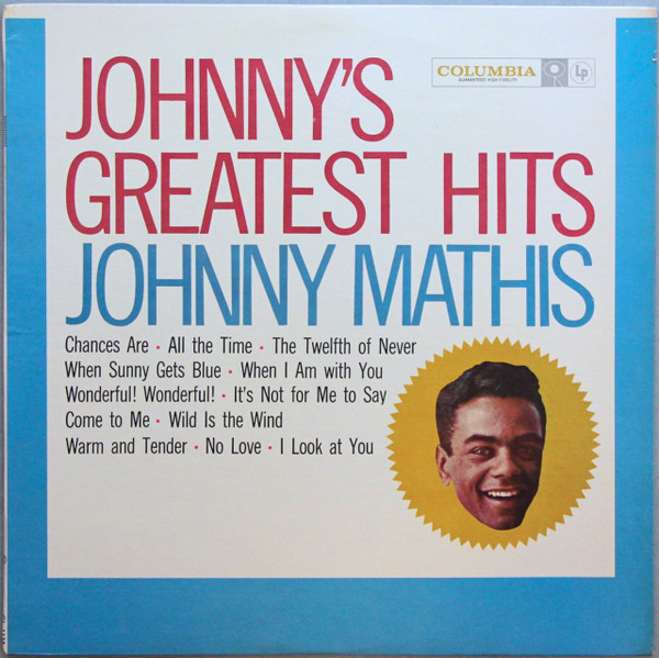 Johnny Mathis - Johnny's Greatest Hits (LP, Comp, Mono, RP, Pit)