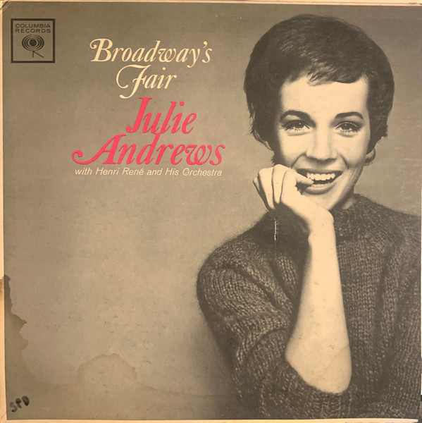 Julie Andrews - Broadway's Fair Julie (LP, Album, Mono)