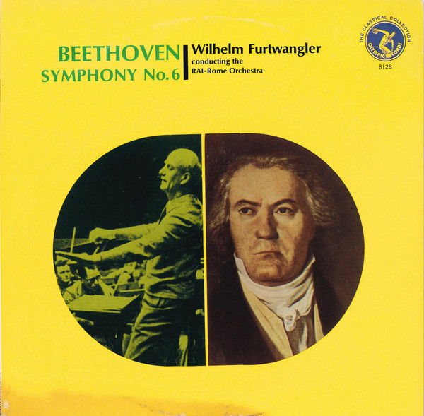 Beethoven* - Wilhelm Furtwängler Conducting The RAI-Rome Orchestra* - Symphony No. 6 (LP, Album, Mono)