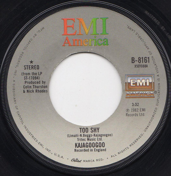 Kajagoogoo - Too Shy (7", Single, Win)