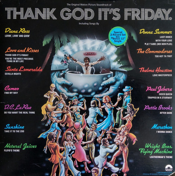 Various - Thank God It's Friday (The Original Motion Picture Soundtrack) (2xLP, Album, Comp, Als + 12", S/Sided)