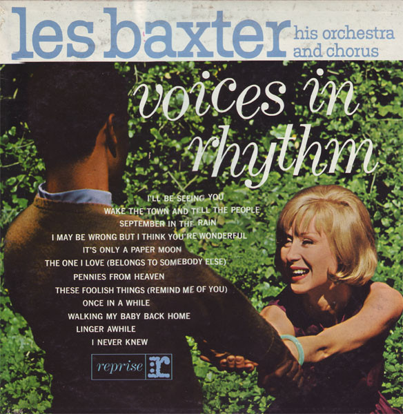Les Baxter His Orchestra And Chorus* - Voices In Rhythm (LP, Album, Mono)