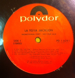La Toya Jackson - La Toya Jackson (LP, Album, Promo)