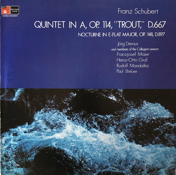 Franz Schubert - Quintet In A, Op. 114, "Trout", D. 667 / Nocturne In E-Flat Major, Op. 148, D. 897 (LP)