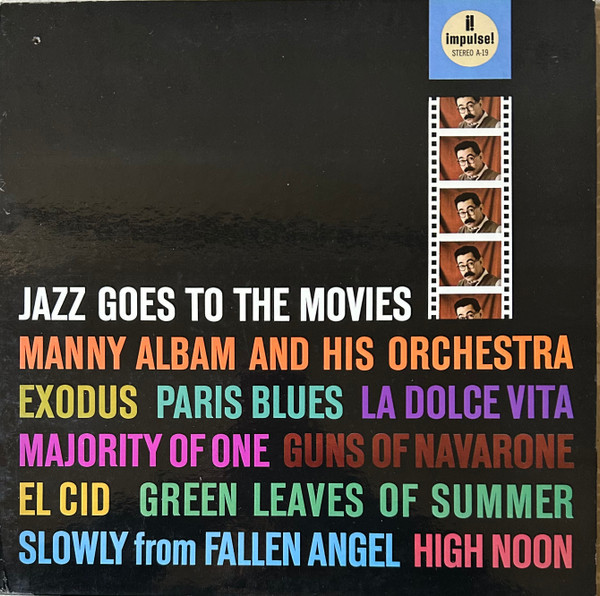 Manny Albam And His Orchestra - Jazz Goes To The Movies (LP, Album, RE)