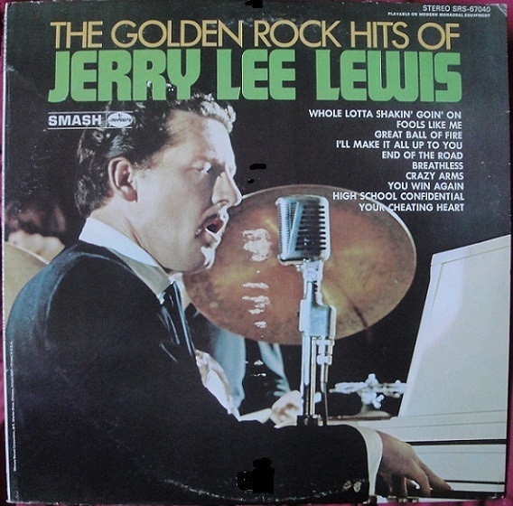 Jerry Lee Lewis - The Golden Rock Hits Of Jerry Lee Lewis (LP, Album)