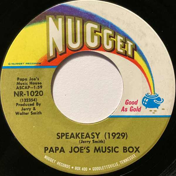 Papa Joe's Music Box -  Speakeasy (1929) / Closing Time (7", Single, Mono)