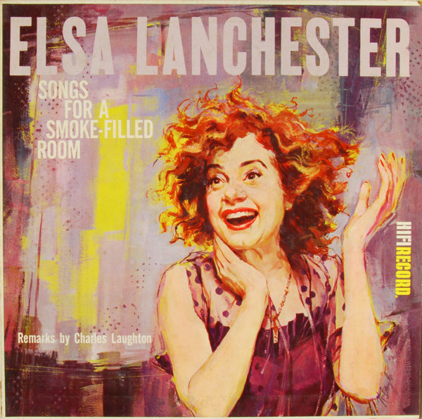 Elsa Lanchester - Songs For A Smoke-Filled Room (LP, Album, Mono)