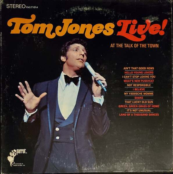 Tom Jones - Tom Jones Live! At The Talk Of The Town (LP, Album)_3987965470