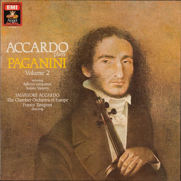 Paganini*, Accardo*, The Chamber Orchestra Of Europe, Franco Tamponi - Accardo Plays Paganini Volume 2 (LP, Album)