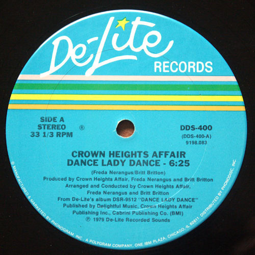 Crown Heights Affair - Dance Lady Dance / The Rock Is Hot (12", Single)