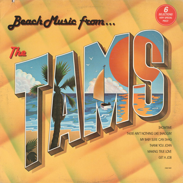 The Tams - Beach Music From The Tams (LP, Album)
