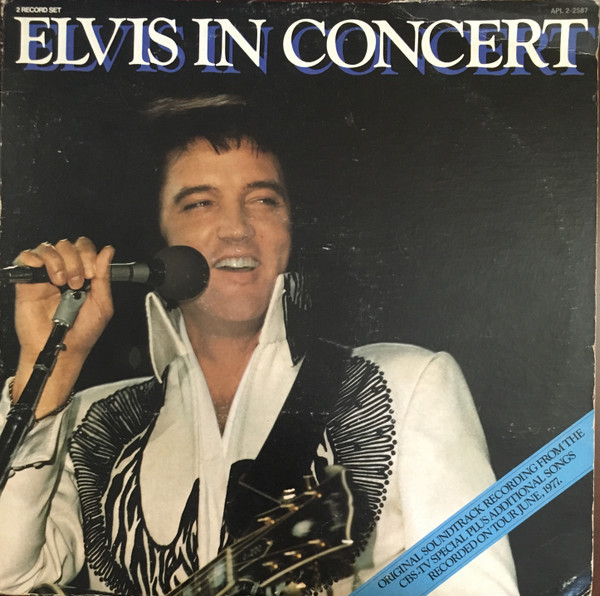 Elvis Presley - Elvis In Concert (2xLP, Album, PRC)