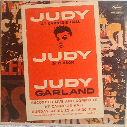 Judy Garland - Judy At Carnegie Hall - Judy In Person (2xLP, Album, Mono, Scr)