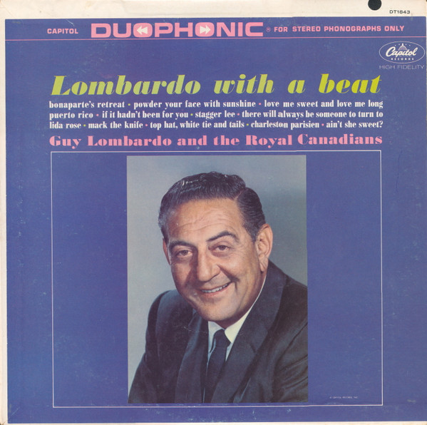 Guy Lombardo And The Royal Canadians* - Lombardo With A Beat (LP, Album)