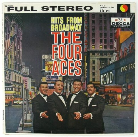 The Four Aces - Hits From Broadway (LP, Album, RP)