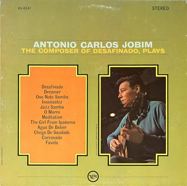 Antonio Carlos Jobim - The Composer Of Desafinado, Plays (LP, Album, Gat)_4011790024