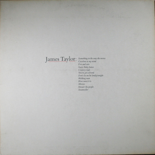 James Taylor (2) - James Taylor's Greatest Hits (LP, Comp, Ter)